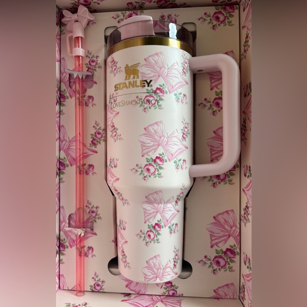New! Love shack fancy sold out Stanley cup! Pink